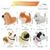 6 Pcs Walking Animal Balloons Dog Cat Party Decorations 4 Pcs Dog Mylar Foil Balloons and 2 Pcs Cat Balloons Walking Balloons for Puppy Birthday Party Supplies Cat Theme Party Supplies