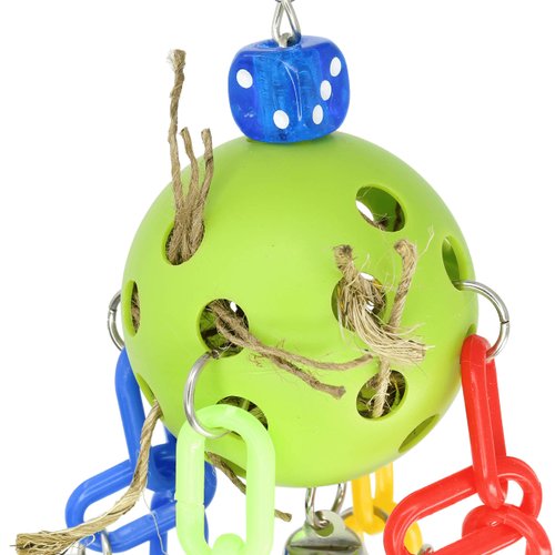 1792 Ball Waterfall Bonka Bird Toys Colorful Pull Plastic Chain Parrot Quaker Parrotlet Cockatoo African Grey