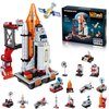 WEMEMORN Space Exploration Shuttle Rocket Toys for 6 7 8 9 10 11 12 Year Old Boys Kids, 12-in-1 STEM Aerospace Building Blocks Kit Toys, Ideal Birthday for Aged 6-12 Year Old Boys (566Pieces)