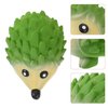 POPETPOP Squeaky Dog Toy Hedgehog - Interactive Latex Squeak Dog Bite Toy, Spiky Soft Rubber Puppy Teeth Clean Toy for Small Medium Dogs