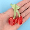 Cherry Acetate Claw Clip,Acetate Hair Clips,Big Hair Clips for Women
