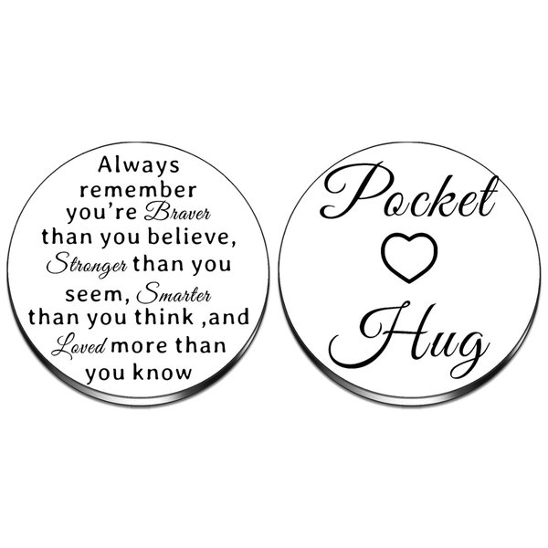 Pocket Hug Token Stocking Stuffers for Adults Kids Teen Boys Encouragement Gifts for Christmas Stockings Stuffers for Adults Women Men Teens Friends Boys Girl Kids Stocking Stuffers for Women Men