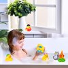 Rubber Ducks in Bulk Assortment Jeep Ducks for Ducking, Small Rubber Duckies for Toddler Baby Bath Toys Floater Rubber Duck Bath Pool Toys Kids Party Favors with Mesh Carry Bag (55)