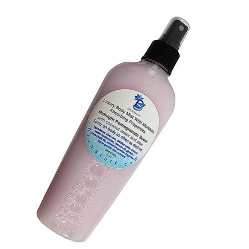 Diva Stuff Midnight Pomegranate Scented Moisture Mist With Sweat Absorbing Properties, Coconut Water and Aloe