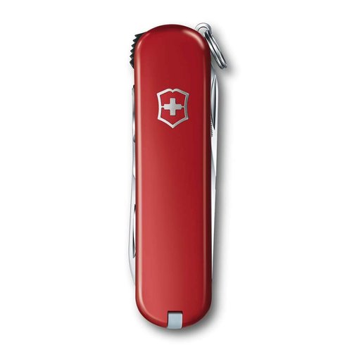 Victorinox Nail Clip 580, 8 Functions, Swiss Made Multi-Tool with Nail File, Nail Cleaner and Small Blade - Red