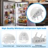 W11602886 Refrigerator LED Light Bulb FOR Whirlpool Kenmore Amana Refrigerator Freezer Light W11468934 W11449273 W11251749 W11520324 AP6986570 W11549780