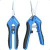 Fondwell 6.5" Pruning Shears Trimming Scissors: Small Garden Snips with Micro Tip - Plant Clippers of High Cutting Efficiency