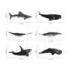 Fantarea 6 PCS Realistic Mini Sea Marine Animal Figures Ocean Creatures Action Models Figurine Whale Ornament Education Cognitive Toy for Boys Girls Kid
