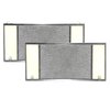 2-Pack Air Filter Factory 8-1/4 x 23-1/2 x 3/8 Inches Range Hood Aluminum Lens Grease Filters