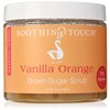 Soothing Touch Brown Sugar Scrub, Vanilla Orange, 16 Ounce