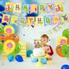 Super Songs Birthday Party Decorations, Cartoon Kids Songs Party Supplies with Happy Birthday Banner, Cupcake Cake Toppers, Balloons for Kids Birthday Party Baby Shower Decorations