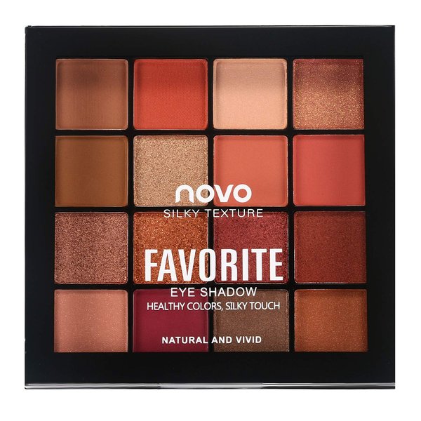 Vtrem 16 Shimmer & Matte Pigmented Eyeshadow Palette Top Influencer Professional Glitter Eye Shadow Makeup Pallet Waterproof Long Lasting