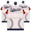 Big Dot of Happiness Batter Up - Baseball - Treat Box Party Favors - Baby Shower or Birthday Party Goodie Gable Boxes - Set of 12