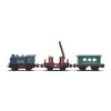 Battery Operated Train for Wooden Track, 3Pcs Train Toy Set for 3 4 5+Years Old Boy Girl Toddlers, Motorized Train Accessories Electric Train Compatible with Thomas & Friends, Brio and Chuggington