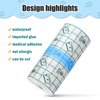 Transparent Dressing Adhesive Bandage Waterproof Bandage Clear Adhesive Bandages Stretch Tape for Tattoos Swimming (3.94 Inch x 5.47 Yard)