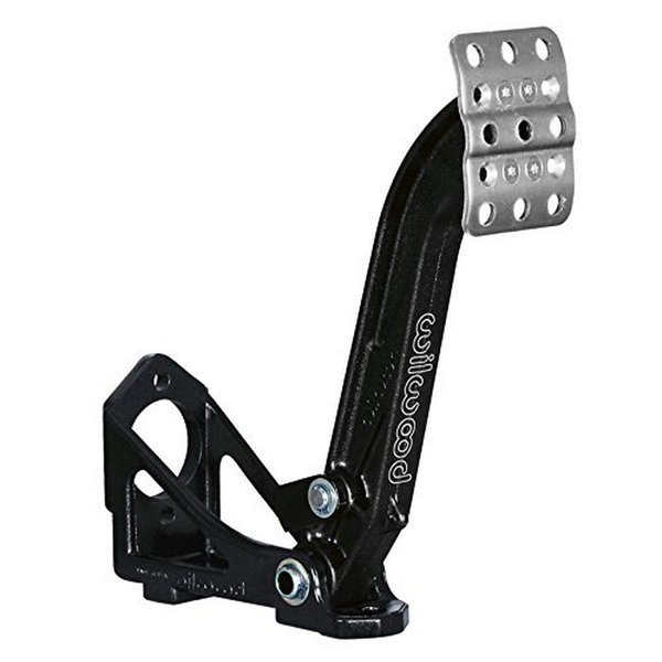 WILWOOD 340-13833 Brake Pedal (Floor Mount Single Master Cylinder), Black