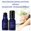 Calming Roll On Essential Oil Blend Anti Stress Roller Lavender, Bergamot & Holy Basil Destress Relief Gifts for Women Perfect Stocking Stuffers - NEW MIUZ