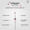 stila Calligraphy Lip Stain | Long-Lasting Tint, Moisturizing, Transfer-Proof, Lightweight, Sheer Buildable Color, Fades to a Natural Wash of Color | Maya, 22 Fl. Oz.