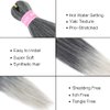 AQINBEL Pre-stretched Braiding Hair 26 Inches -8 Bundles Itch Free Synthetic Fiber Crochet Twist Braids Yaki texture Braiding Hair Extensions (1B/Silver#)