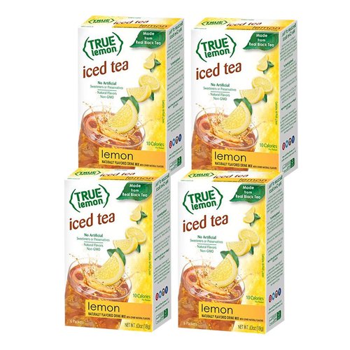 LEMON ICED TEA MIX by TRUE LEMON | Instant Powdered Drink Packets That Quench YOUR Thirst, Mouth ...