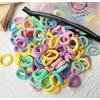 Generic Multicolor Small Hair Ties for Thick and Curly Hair Ponytail Holders Hair Elastic Band for Women, 1 Count (Pack of 1)