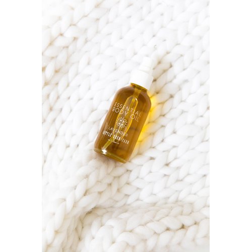 Little Seed Farm Essential Body Oil, Lavender, 4.0 Ounce
