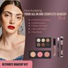 Profusion Cosmetics Complete Face Sculpting Collection for Festive Glam, Indulge in Luxury with Ultimate Makeup kit and Achieve Stunning Looks for Glamorous Holiday (Peach)