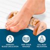 TheraFlow Compact Foot Roller for Plantar Fasciitis Relief - Portable and Small Foot Massager for Neuropathy | Targets Foot Pain with Reflexology | Travel Size Foot Massager for Plantar Fasciitis