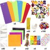 36 Sets Halloween Crafts for Kids Foam DIY Halloween Bookmarks Craft Kit Halloween Party Favors for Kids Classroom Activities