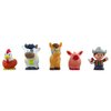 Replacement Parts for Fisher-Price Little People Caring for Animals Farm Playset - GLT78 ~ Replacement Pack of 5 Figures ~ Farmer, Cow, Horse, Pig and Rooster