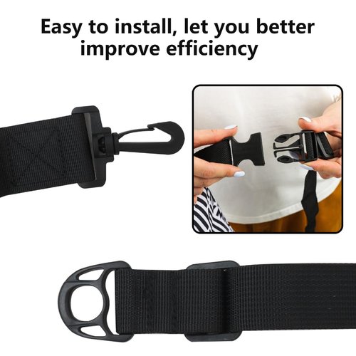Zafina-UP Trimmer Strap for Weed Eater Shoulder Strap Easy Release Brush Cutter Harness Compatible for EGO String Trimmer, Leaf Blower