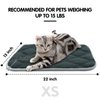 furrybaby Dog Bed Mat Crate Mat with Anti-Slip Bottom Machine Washable Pet Mattress for Dog Sleeping (XS 22x13'', Grey Mat)