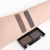 Eyebrow Powder Kit,Eye Brow Powder for Women Long-Lasting Waterproof Two Colors Brow Filler Get Full Defined Natural Brows,Eye Brow Contour Palette with Double-ended Eyebrow Brush-Dark Brown+Dark Gray
