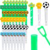 48 Pieces Bubbles Party Favors for Kids Soccer Bubble Wands Sports Party Favors Mini Bubble Wands Soccer Goodie Bags Stuffer Classroom Prizes Birthday Gifts (Soccer)