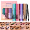 LANGMANNI 12 Colors Matte Liquid Eyeliner Set, Neon Colorful Pigmented With Long-lasting, Smudgeproof & Waterproof Eye Liner Makeup for Bold & Stunning Looks - Gift for Girls