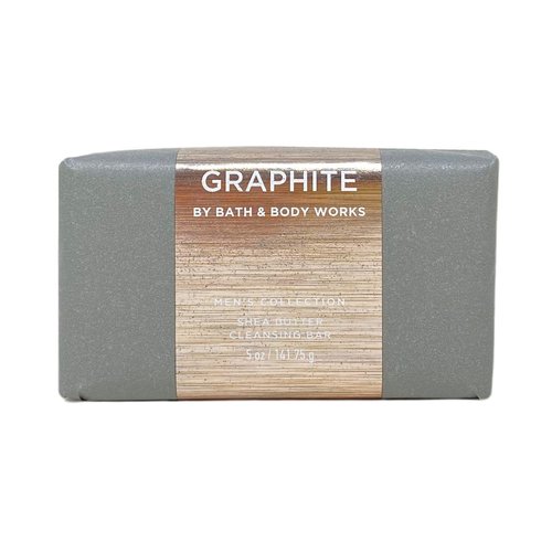 Bath & Body Works Men's Collection GRAPHITE Shea Butter Cleansing Bar Set - Lot of 2