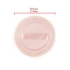 10pcs Powder Puff Cotton Cosmetic Powder Makeup Puffs Pads with Ribbon Face Powder Puffs for Loose and Foundation 2.36 inch. (Beige)
