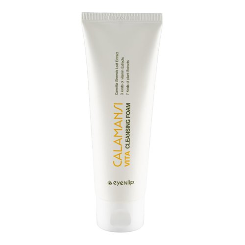 eyeNlip Calamansi Vita Cleansing Foam – 4.23 oz (120ml) – Brightening Vitamin-Infused Korean Face Wash for Oily Skin – Deep Cleanser for Blackheads, Pore Care, and Hydration