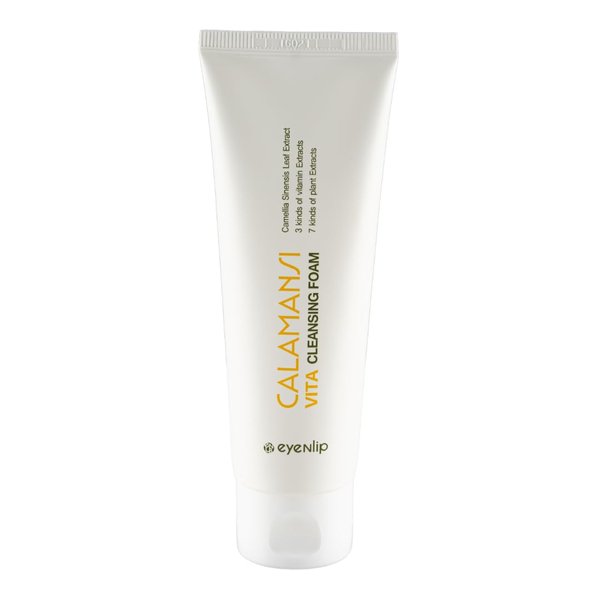 eyeNlip Calamansi Vita Cleansing Foam – 4.23 oz (120ml) – Brightening Vitamin-Infused Korean Face Wash for Oily Skin – Deep Cleanser for Blackheads, Pore Care, and Hydration