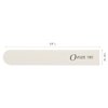ForPro O-Files Replaceable File System Refills, 180 Grit, Manicure Nail File Refills, 3.9” L x .6“ W, White, 50-Count