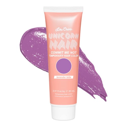 Lime Crime Temporary Hair Color, Lavender Latte - Damage-Free Semi-Permanent Hair Color Conditions & Moisturizes - Temporary Hair Tint Kit Has A Sugary Citrus Vanilla Scent - Vegan & Cruelty-Free