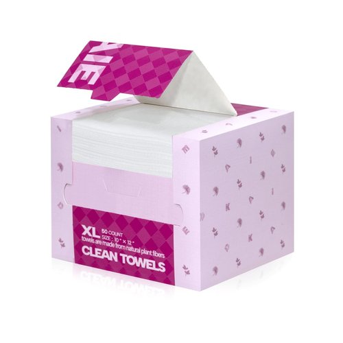 50 Count Disposable Clean Towels,Makeup Remover Towels, Skin Cleasing Wipes,Skin Care Towels,Cleaning essentials, Suitable For Travel, Suitable Bathroom