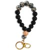 Bracelet Keychain for Women，Ablaze Silicone Beaded Key Ring Bracelet Keys Holder Keychain Bracelet