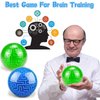 2 Pack 3D Puzzle Maze Ball Magic Brain Teasers Games Memory Sequential Gravity Puzzle Cube Balls Educational Toys for Kids Teen & Adults Birthday Christmas Stocking Stuffers Gifts, Hard Challenges