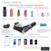 AiRunTech Upgraded No Bounce Hydration Belt Can be Cut to Size Design Strap for Any Hips for Men Women Running Belt with Water Bottle Holder Pocket Fits Smartphones Black Bottle diameter up to 3.2 in