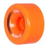 Riedell Sonar Wheels - Zen - Quad Roller Skate Wheels - 4 Pack of 32mm x 62mm 85A Wheels | Orange