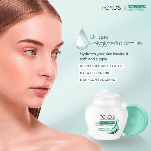 Pond's 9.5 oz. Cold Cream Cleanser Moisturizing Deep Cleanser & Makeup Remover