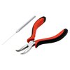 ChoCho Track Hair Extension Curved Tool for Hair Removal Kit with Crochet Hook Needle Micro Links Silicone Rings Beads Plier