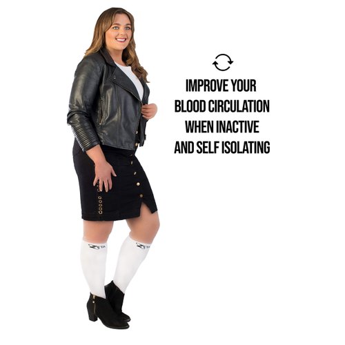 Zeta Wear Plus Size Leg Sleeve Support Socks - The Wide Calf Compression Sleeve Women Love for Its Amazing Fit, Cotton-Rich Comfort, Graduated Compression & Soothing Relief, 1 Pair, Size 3XL, Gray