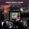 NutraBio Intra Blast BCAA EAA Electrolyte and Hydration Powder - Amino Acid Supplement, EAA/BCAA Powder - Non-GMO and Gluten Free - Grape Berry Crush- 30 Servings